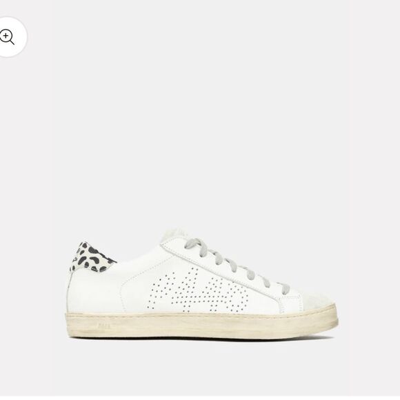 P448 John Low Top Distressed Lace Up Sneakers Size EU 37 US 6.5-7 - Picture 2 of 13